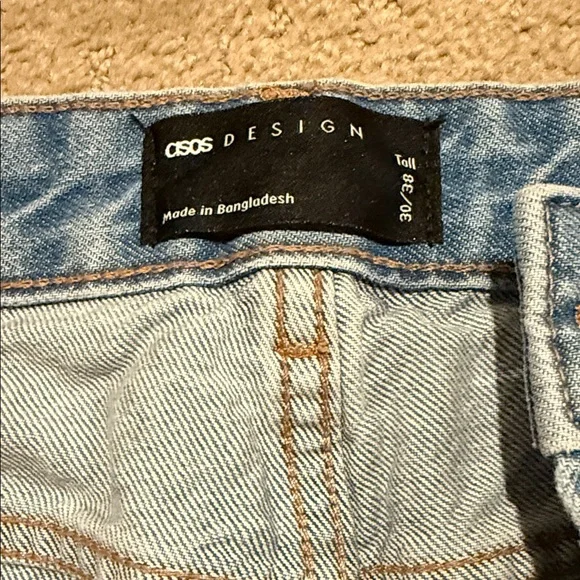 ASOS Denim Blue Straight Leg Women's Jeans - Picture 2 of 4